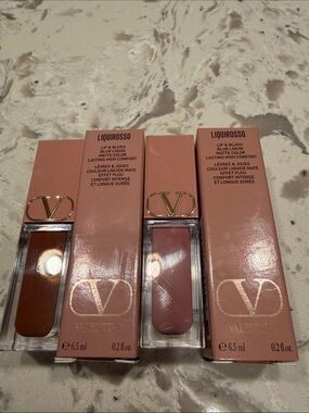 Valentino Liquirousso Lip & Blush 100R 77A Matte